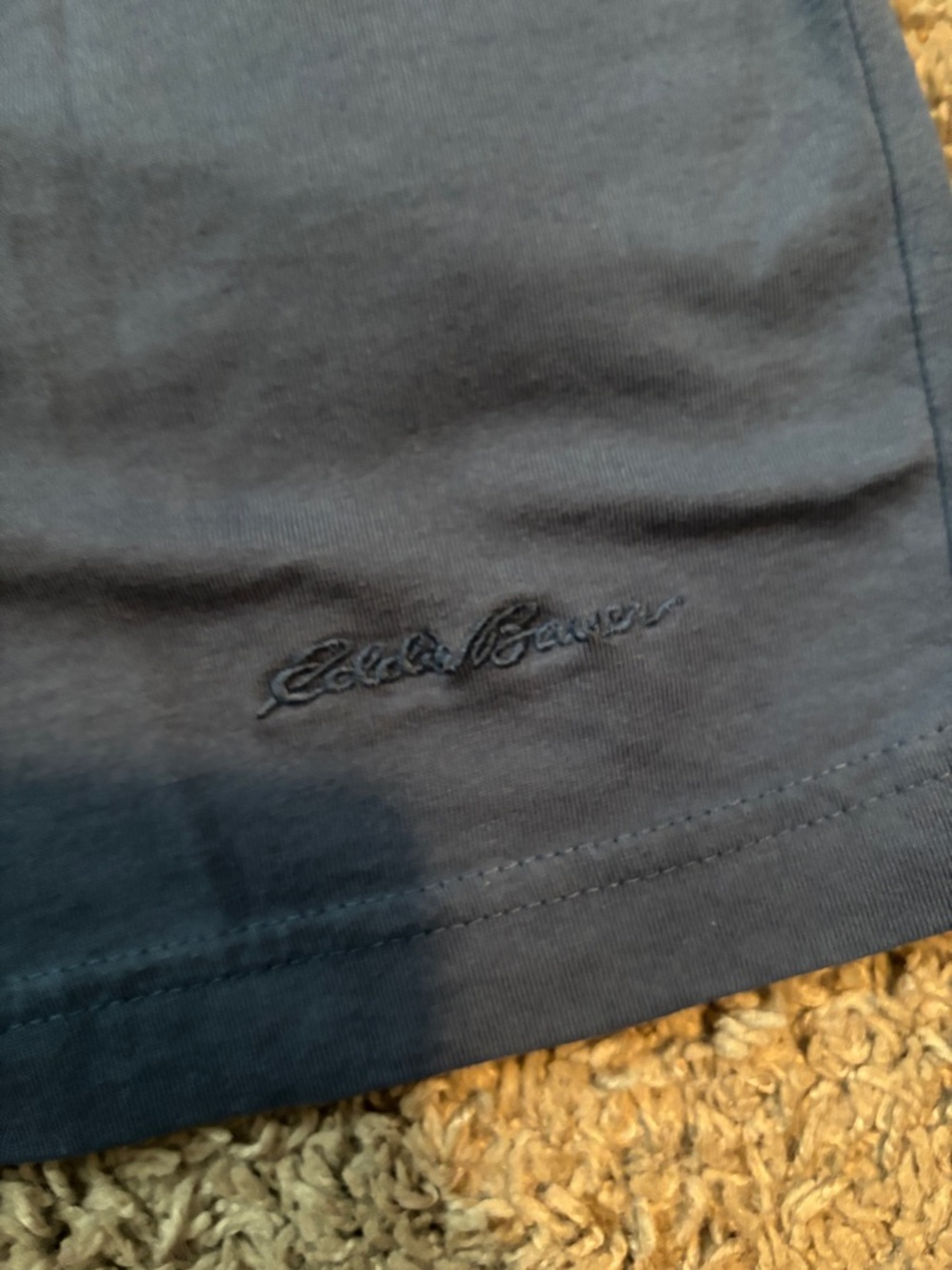 Eddie Bauer Men’s Short Sleeve Crew Tee Trio - Light Gray, Slate Blue and Navy - Picture 5 of 9
